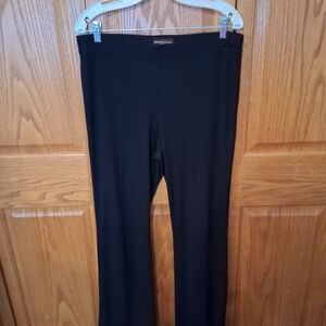 Dana Buchman Black Ponte Knit Boot-Cut Pants
